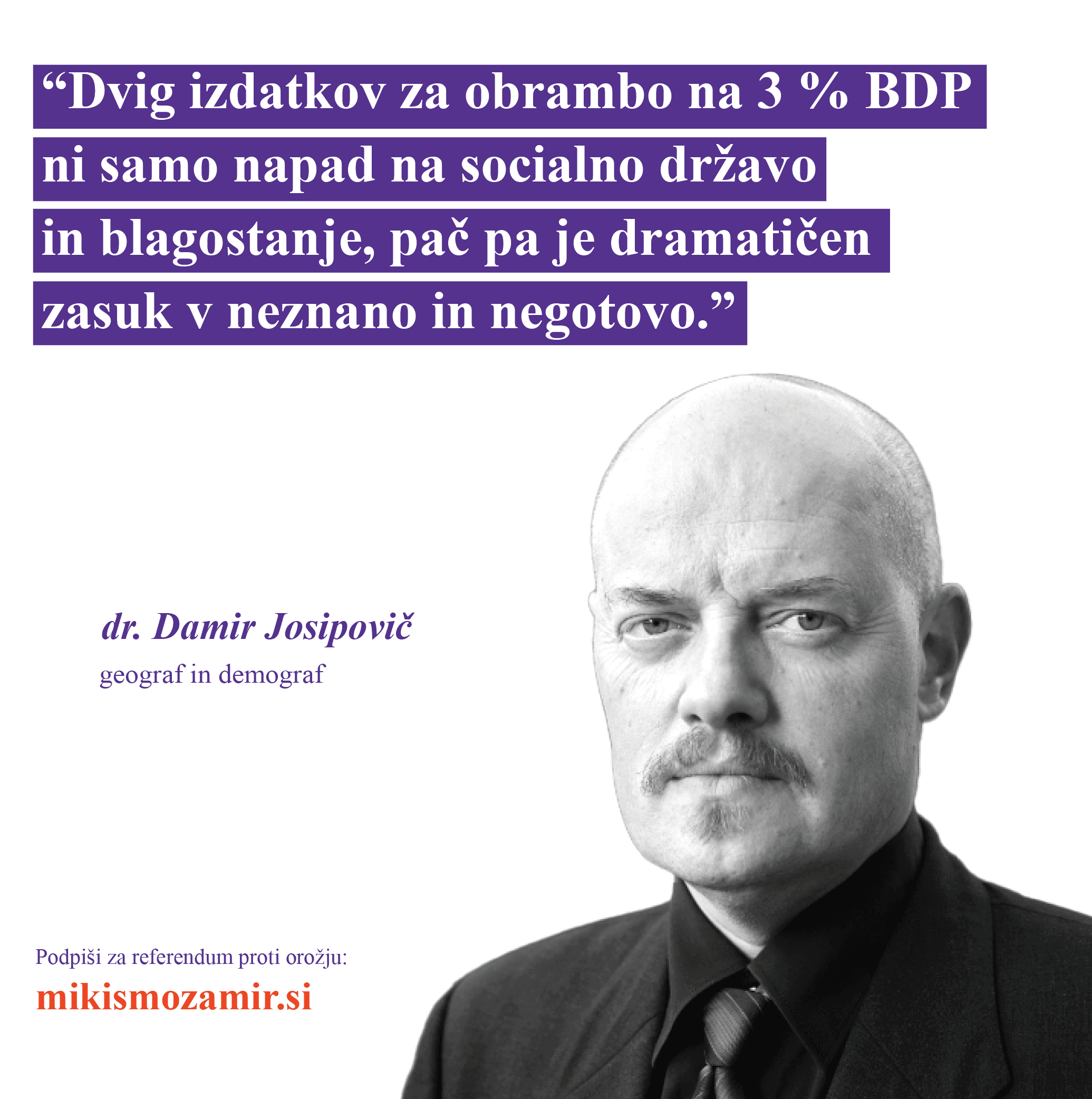Izjava dr. Damirja Josipovića