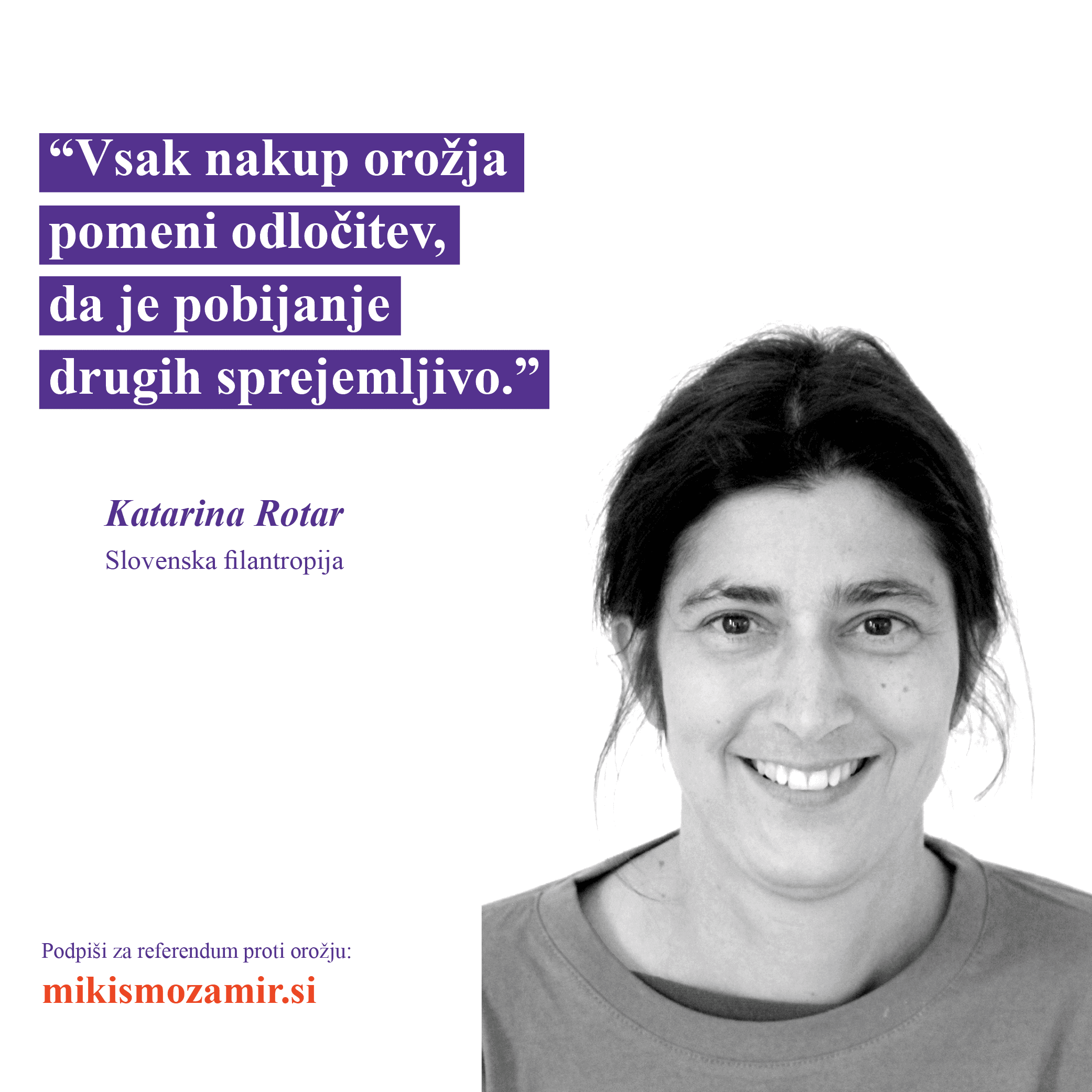 Izjava Katarine Rotar