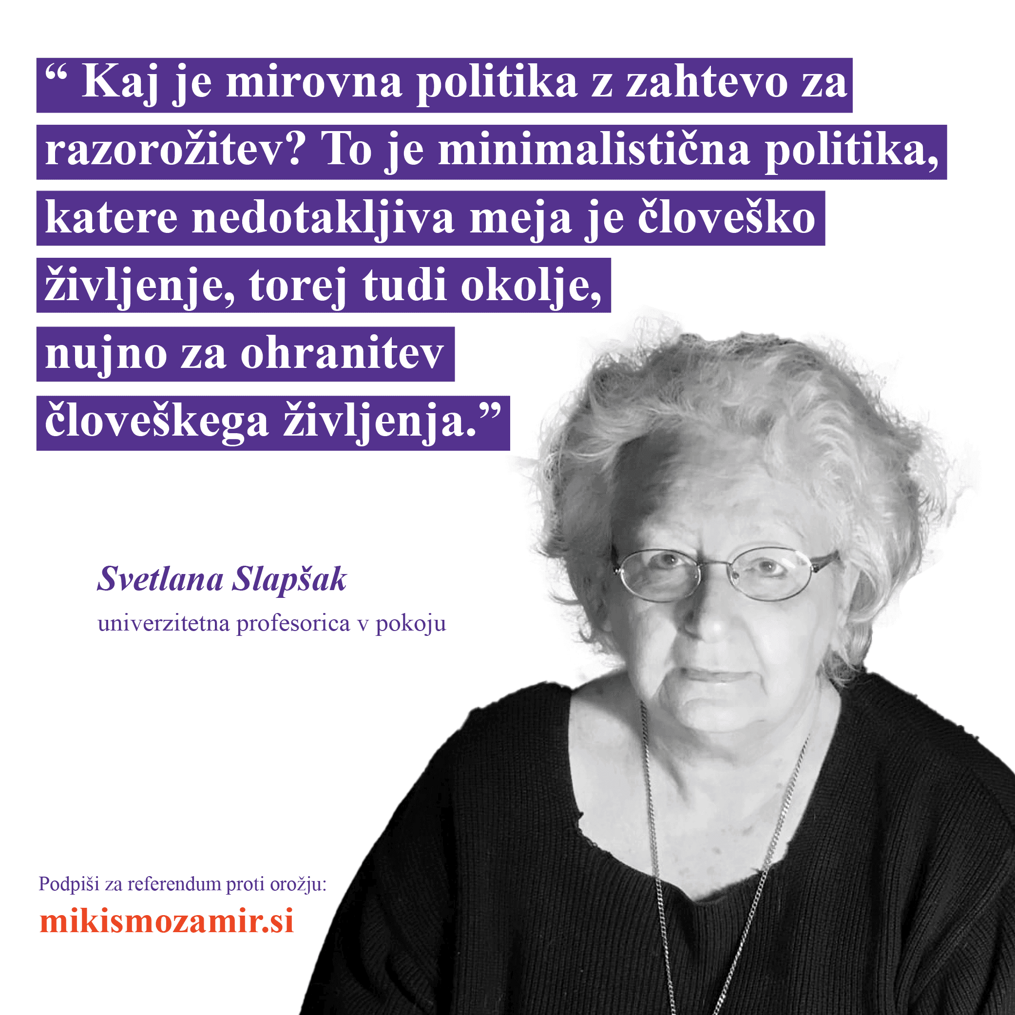 Izjava Svetlane Slapšak