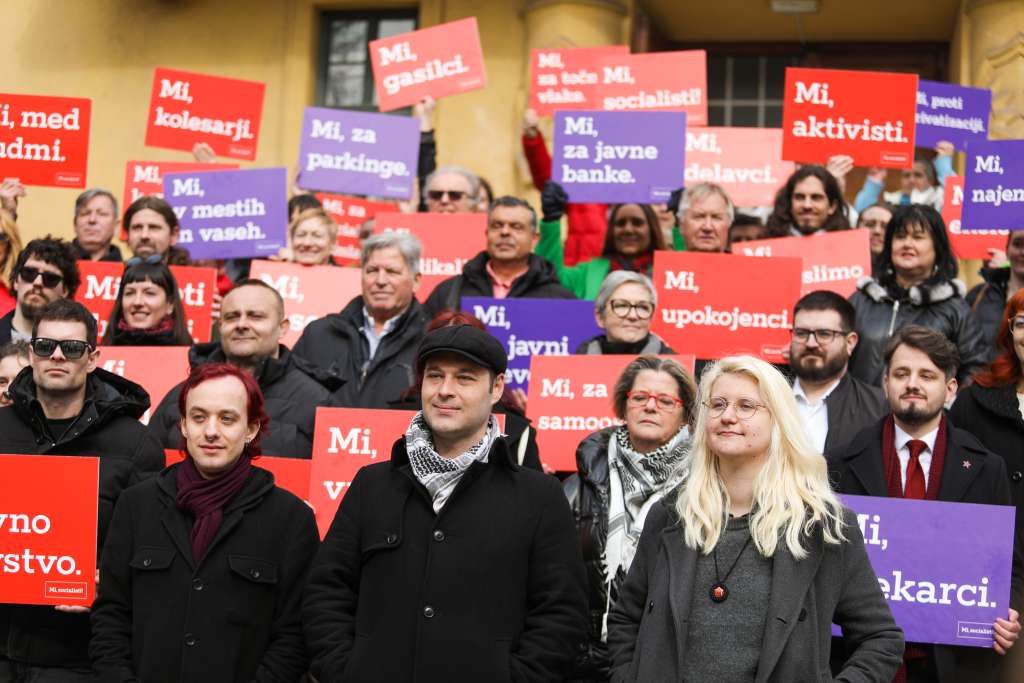 Slika predstavitve kandidatne liste za parlamentarne volitve 2026